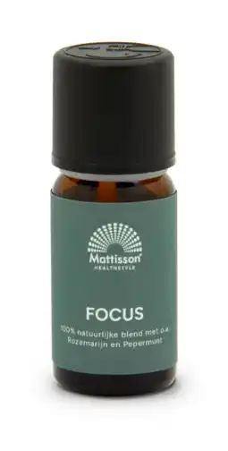 De Online Drogist Mattisson HealthStyle Focus Etherische Olie 10ML aanbieding