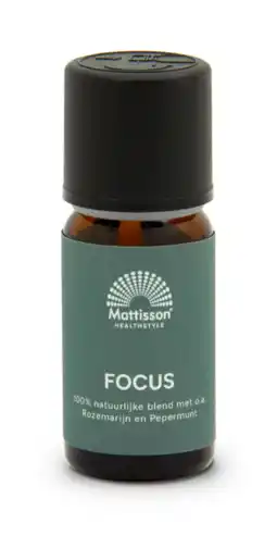 De Online Drogist Mattisson HealthStyle Focus Etherische Olie 10ML aanbieding