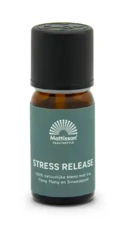 De Online Drogist Mattisson HealthStyle Stress Release Etherische Olie 10ML aanbieding