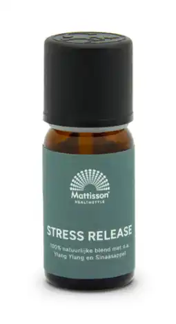De Online Drogist Mattisson HealthStyle Stress Release Etherische Olie 10ML aanbieding