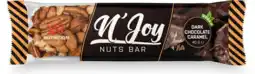 De Online Drogist XXL Nutrition N'Joy Nuts Bar Dark Chocolate Caramel Vegan 40GR aanbieding