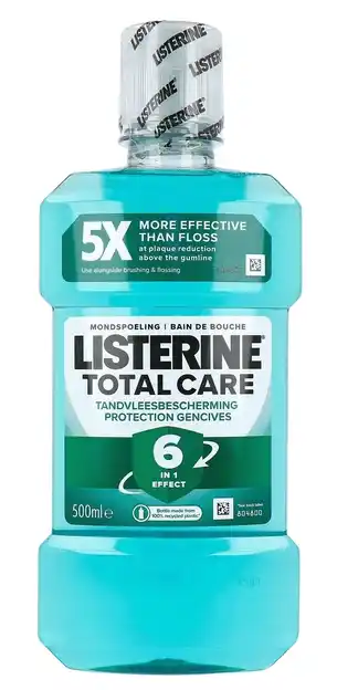 De Online Drogist Listerine Total Care Tandvleesbescherming Mondspoeling 500ML aanbieding