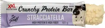 De Online Drogist XXL Nutrition Crunchy Protein Bar Stracciatella 60GR aanbieding