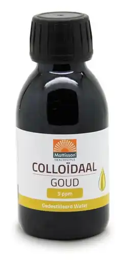 De Online Drogist Mattisson HealthStyle Colloïdaal Goud 5 ppm 100ML aanbieding