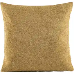 Leen Bakker Sierkussenhoes Kirsten - oker - 45x45 cm - Leen Bakker aanbieding