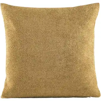 Leen Bakker Sierkussenhoes Kirsten - oker - 45x45 cm - Leen Bakker aanbieding