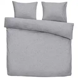 Leen Bakker Dekbedovertrek Guus - grijs - 200x200/220 cm - Leen Bakker aanbieding