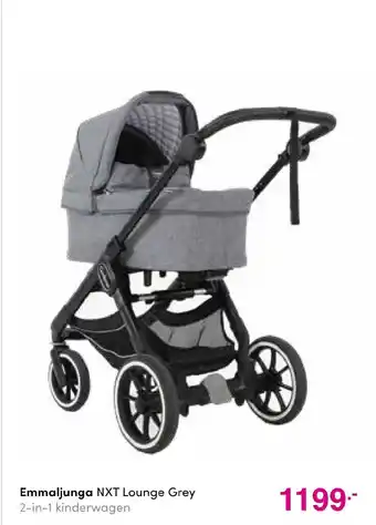 Baby & Tiener Emmaljunga NXT Lounge Grey 2-in-1 kinderwagen aanbieding