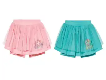 Lidl Kinder rok met geïntegreerd broekje aanbieding