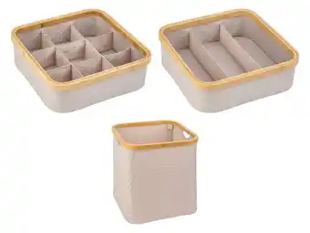 Lidl LIVARNO home Bamboe organizer aanbieding