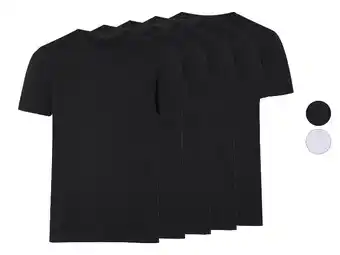 Lidl esmara Men 5 Heren T-shirts aanbieding