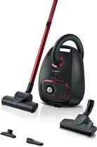 Bol.com Bosch ProPower BGB41POW1 Serie 4 - Stofzuiger met zak - 11 mtr bereik - HEPA 13 - Zwart/Rood aanbieding