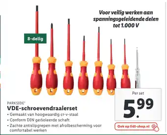 Lidl VDE-schroevendraaierset aanbieding