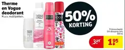 Kruidvat Therme en Vogue deodorant aanbieding