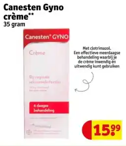 Kruidvat Canesten Gyno crème aanbieding