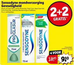 Kruidvat Sensodyne mondverzorging Gevoeligheid aanbieding