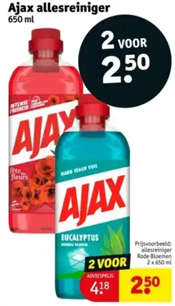 Kruidvat Ajax allesreiniger aanbieding