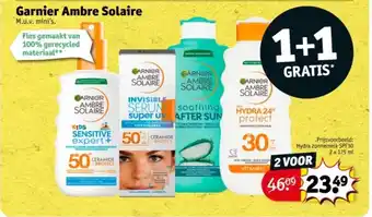 Kruidvat Garnier Ambre Solaire aanbieding