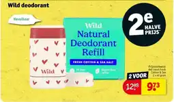 Kruidvat Wild deodorant aanbieding
