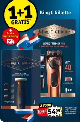 Kruidvat King C Gillette aanbieding