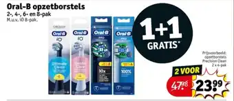 Kruidvat Oral B opzetborstels aanbieding