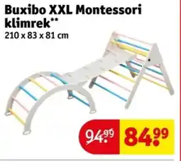 Kruidvat Buxibo XXL Montessori klimrek aanbieding