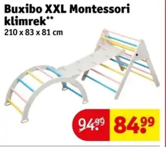Kruidvat Buxibo XXL Montessori klimrek aanbieding