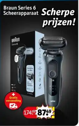 Kruidvat Braun Series 6 Scheerapparaat aanbieding