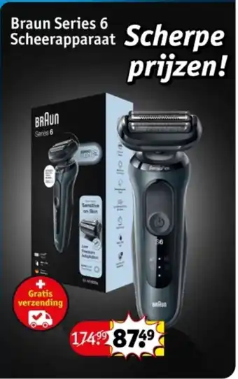 Kruidvat Braun Series 6 Scheerapparaat aanbieding