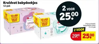 Kruidvat Kruidvat babydoekjes aanbieding