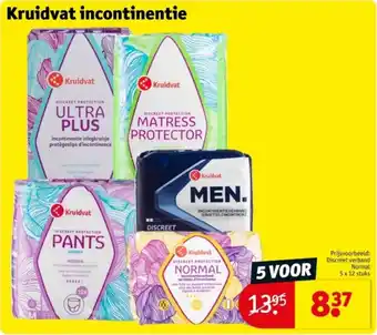 Kruidvat Kruidvat incontinentie aanbieding