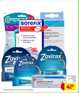 Kruidvat Kruidvat koortslipcrème 50mg aanbieding
