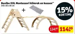 Kruidvat Buxibo XXL Montessori klimrek en kussen aanbieding