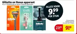 Kruidvat Gillette en Venus apparaat aanbieding