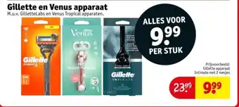Kruidvat Gillette en Venus apparaat aanbieding