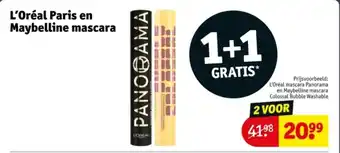 Kruidvat L'Oréal Paris en Maybelline mascara aanbieding