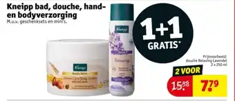 Kruidvat Kneipp bad, douche, hand en bodyverzorging aanbieding