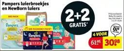 Kruidvat Pampers luierbroekjes en NewBorn Luiers aanbieding
