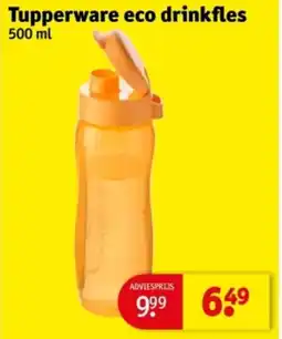 Kruidvat Tupperware eco drinkfles aanbieding