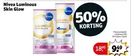 Kruidvat Nivea Luminous Skin Glow aanbieding