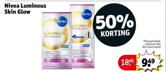 Kruidvat Nivea Luminous Skin Glow aanbieding