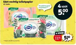 Kruidvat Edet vochtig toiletpapier aanbieding