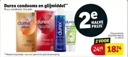 Kruidvat Durex condooms en glijmiddel aanbieding