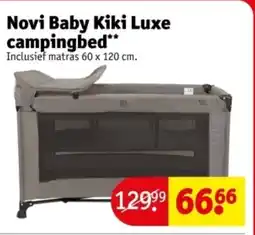 Kruidvat Novi Baby Kiki Luxe campingbed aanbieding