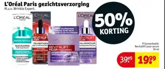 Kruidvat L'Oréal Paris gezichtsverzorging aanbieding