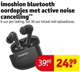 Kruidvat Imoshion bluetooth oordopjes met active noise cancelling aanbieding