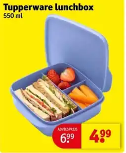 Kruidvat Tupperware lunchbox aanbieding
