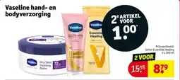 Kruidvat Vaseline hand en bodyverzorging aanbieding