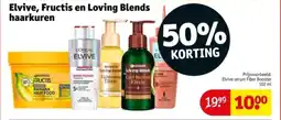 Kruidvat Elvive, Fructis en Loving Blends haarkuren aanbieding