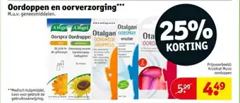 Kruidvat Oordoppen en oorverzorging aanbieding